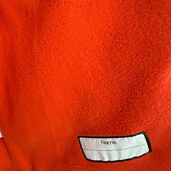 Minus Zero Boys Puffer Jacket | Size L (14/16) | Gray with Orange Lining - Picture 8 of 9